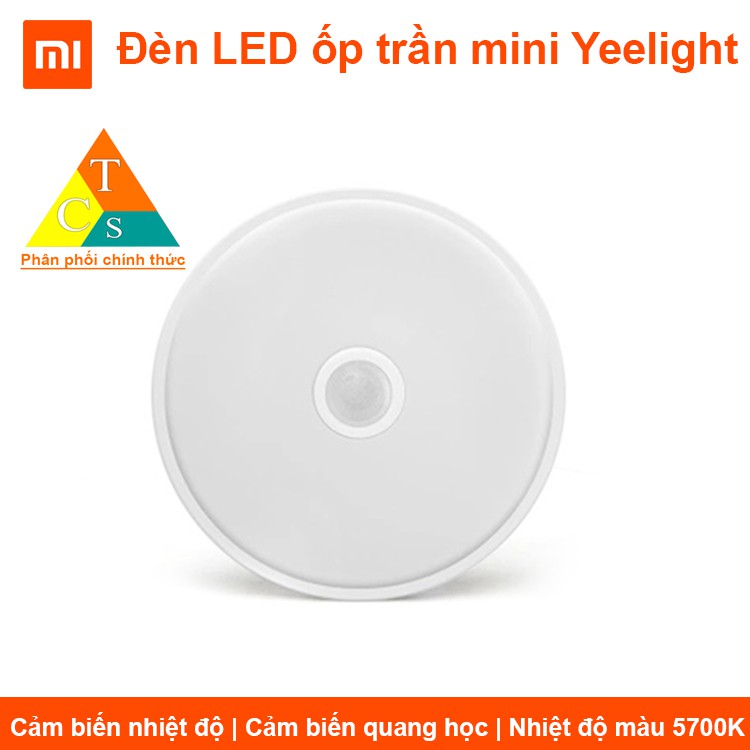 [FREESHIP 50K] Đèn LED ốp trần mini Yeelight 1 Đổi 1 trong 15 ngày - Phân Phối Chính Hãng Xiaomi