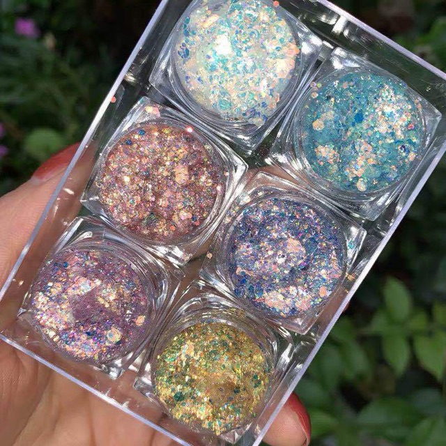 Sẵn gell sét 6 hũ nhũ kira kira kim tuyến | BigBuy360 - bigbuy360.vn