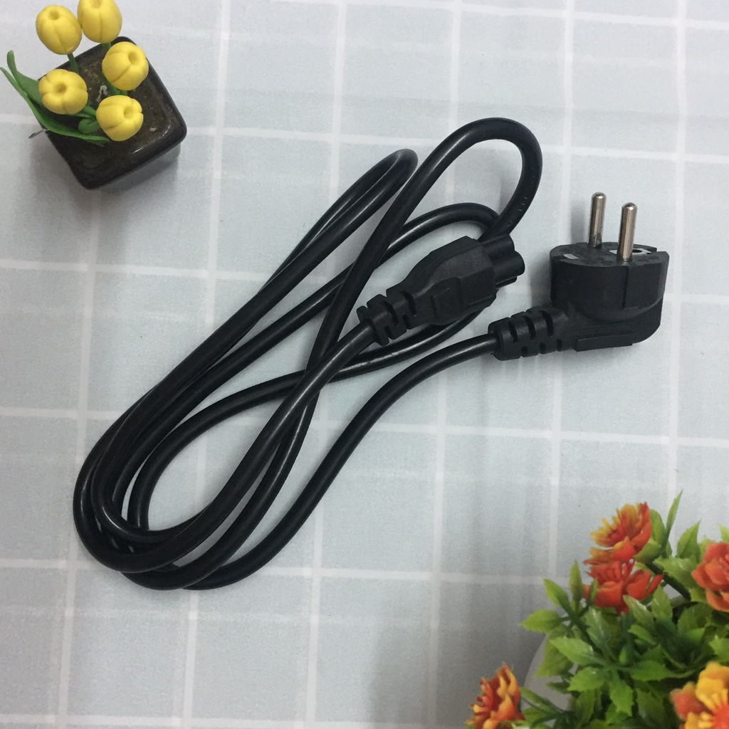 Dây nguồn sạc laptop - Cáp nguồn kết nối điện 220v tới cục sạc laptop