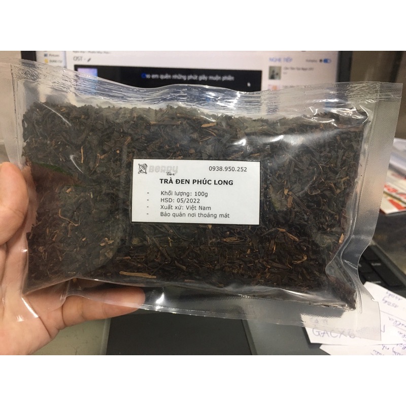 Trà đen Phúc Long gói 100g (Chia từ gói to 500g)