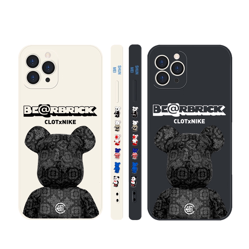 Ốp lưng iphone vuông cạnh hình bearbrick 6/6plus/6s/6splus/7/7plus/8/8plus/x/xr/xs/11/12/pro/max/plus/promax- Awifi F4-2