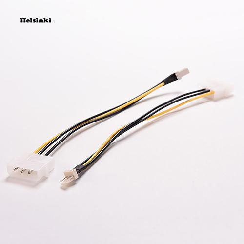 Set 5 Cáp Chuyển Đổi 4-pin Molex / Ide Sang 3-pin Cpu Dài 20cm