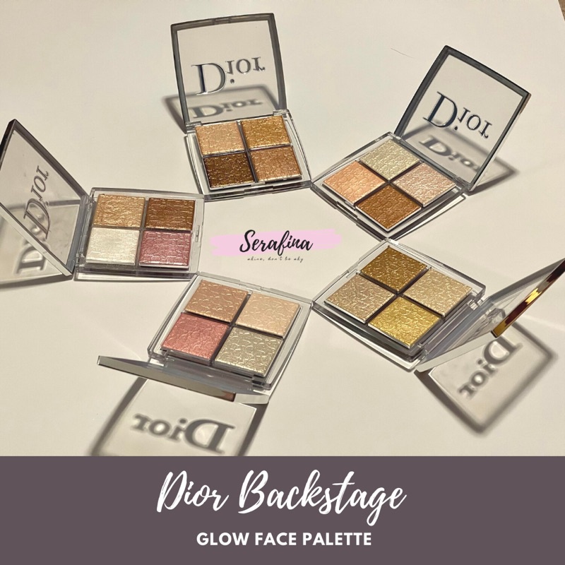 💠 Phấn Highlight và Má hồng 4 ô Dior Back Stage Glow Face Palette HighLight & Blush 10g Full box | BigBuy360 - bigbuy360.vn
