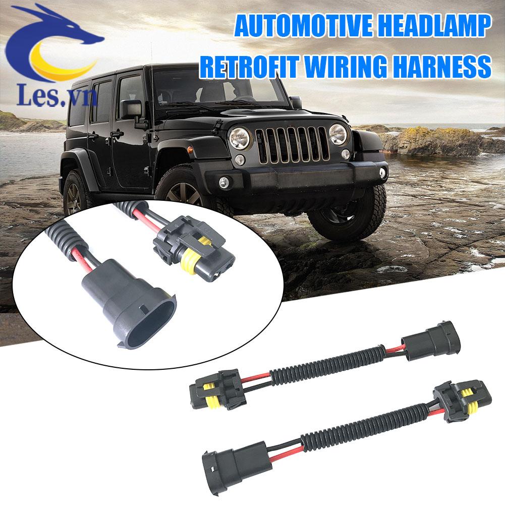 Bộ 2 Ổ Cắm Chuyển Đổi H11 Sang 9005 9006 Cho Đèn Pha