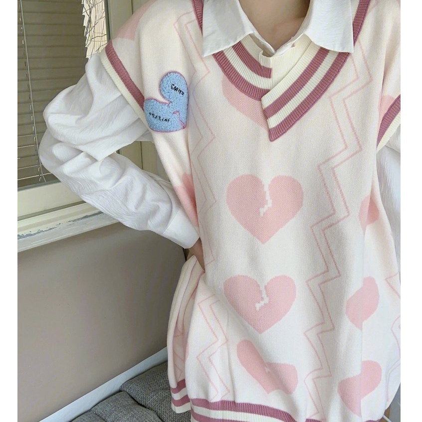 Gile Len Nữ Rộng, Áo Len Gile GUMAX Form Rộng Màu Sắc Vintage Phong Cách Sang Chảnh | BigBuy360 - bigbuy360.vn