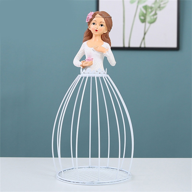 Chậu Hoa Bằng Kim Loại Kiểu Công Chúa Dùng Trang Trí Độc Đáo