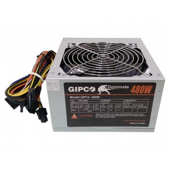 Nguồn Máy Tính Gipco 480w Fan 12 Kèm Dây Nguồn