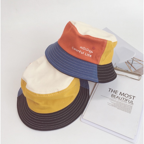 Mũ nón vành đa màu thời trang cho bé từ 2-4 Tuổi M831