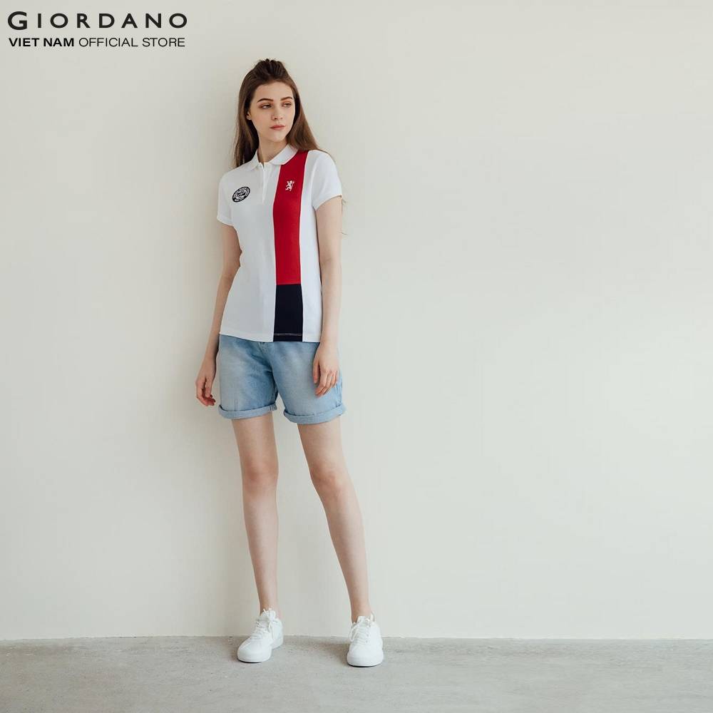 Áo Thun Có Cổ Nữ Giordano Polo 05319322 | BigBuy360 - bigbuy360.vn