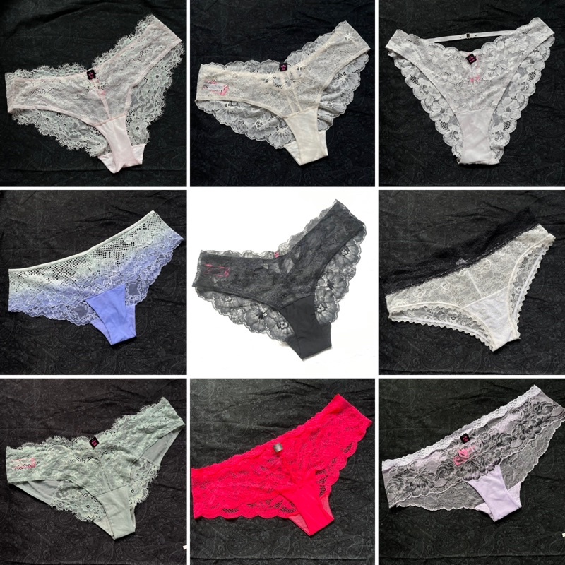 Quần lót ren bigsize XL XXL 3XL cho ce 85-120kg hàng xuất chuẩn la senza