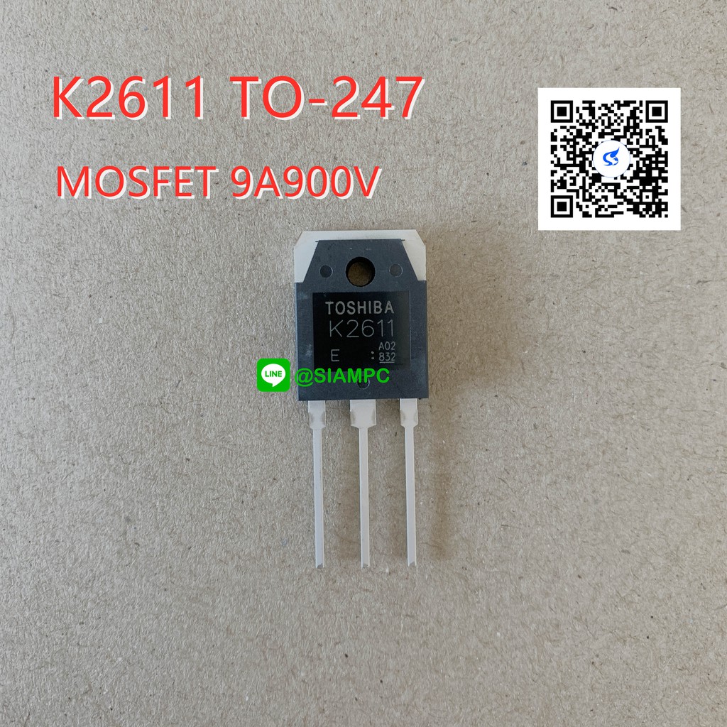 K2611 TOSHIBA MOSFET 9A 900V 2SK2611