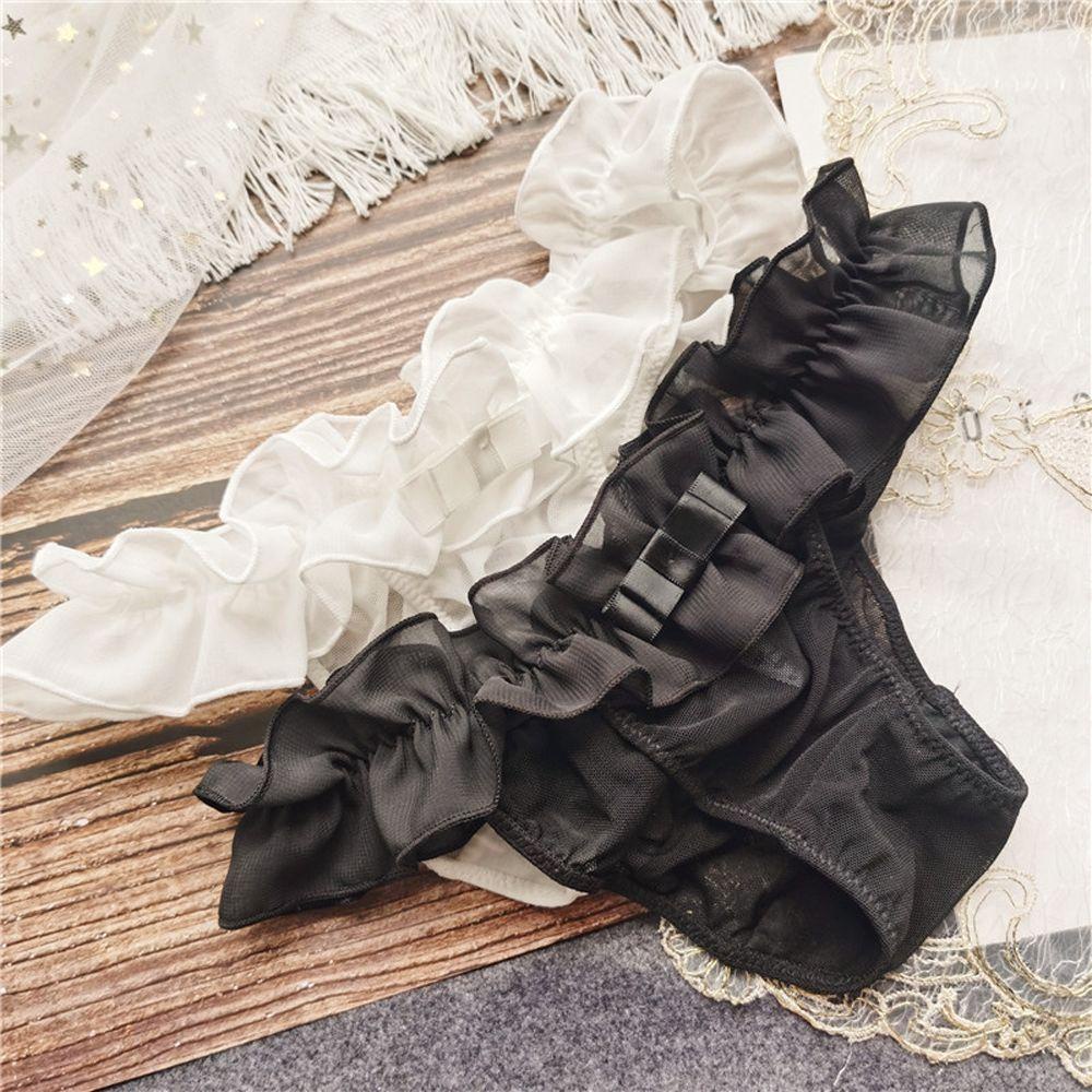 OCEANMAP Quần Lót Cotton Lọt Khe Phối Ren Quyến Rũ Dành Cho Nữ