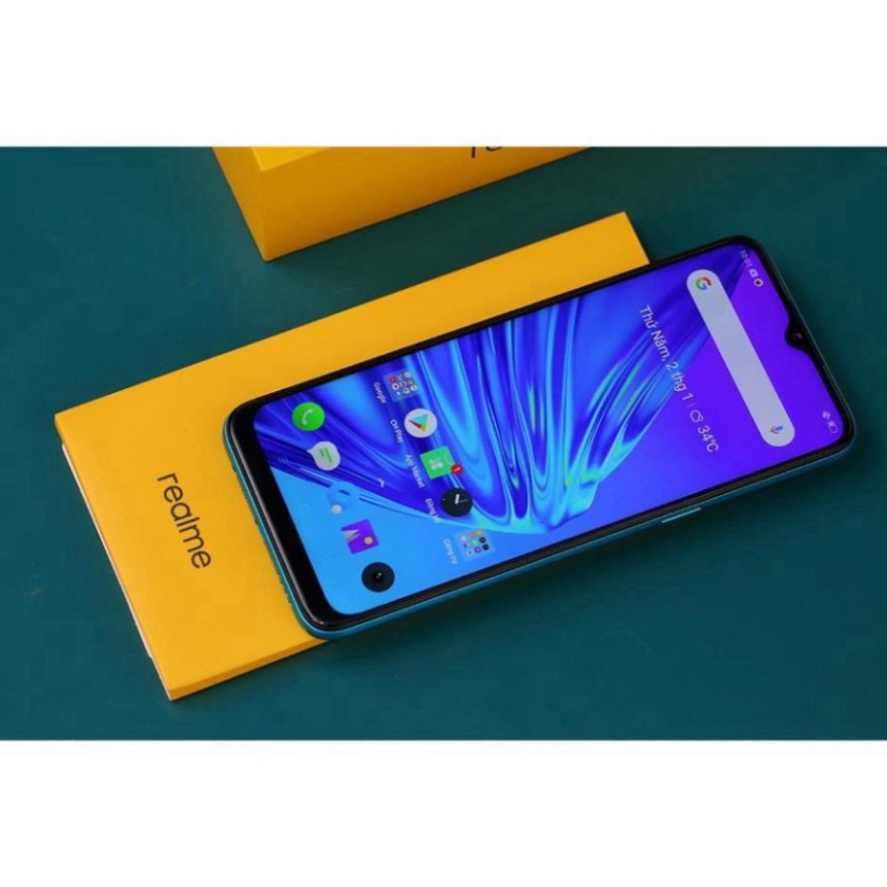 SAUMO2208 nam1 Điện thoại realme 5i ram 4gb 64gb - mới 100% hàng công ty nam1