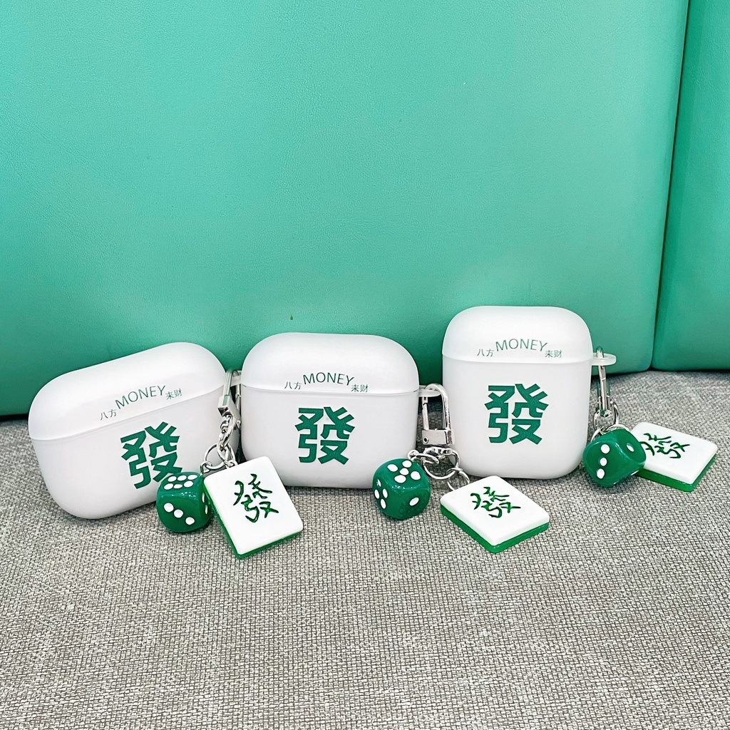 Vỏ Bảo Vệ Hộp Sạc Tai Nghe compatible AirPods Pro 3 2 3D Bằng Da Pu