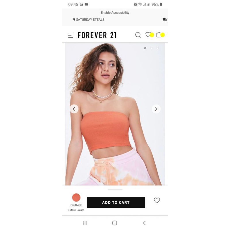 Áo ống crop top knit body f21 VNXK croptop tube top borip forever 21 chuẩn auth xuất khẩu dư tuồn xịn