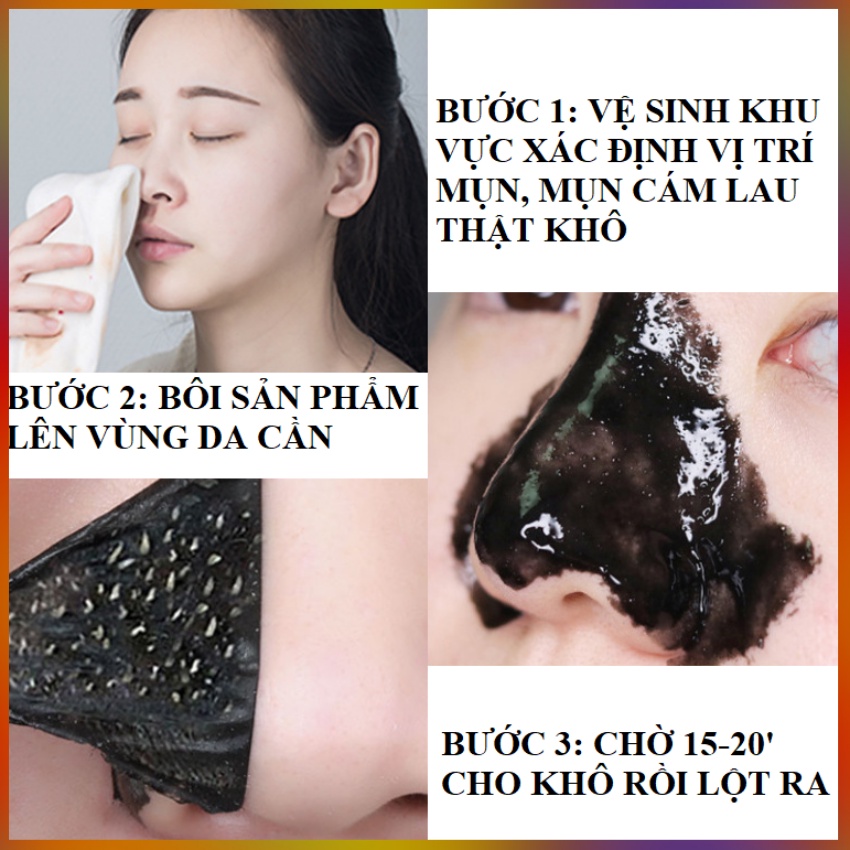 Gel lột mụn đầu đen mụn cám than hoạt tính OneSpring 60g/Hộp giúp lột mụn mũi tẩy tế bào chết mặt làm sạch da