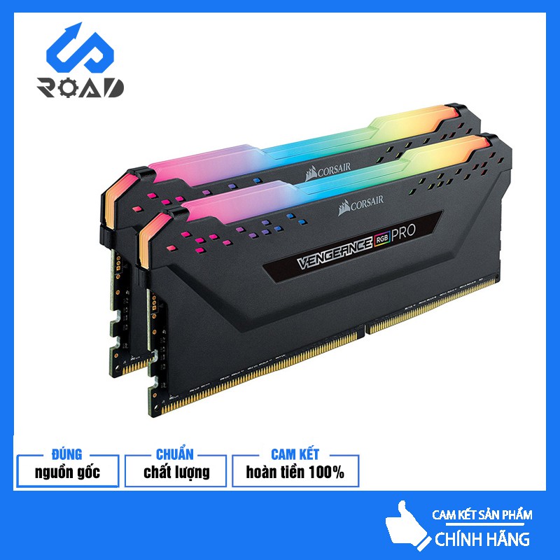 [ SIÊU GIẢM GIÁ ] RAM Desktop CORSAIR Vengeance PRO RGB (CMW16GX4M2D3000C16) 16GB (2x8GB) DDR4 3000MHz