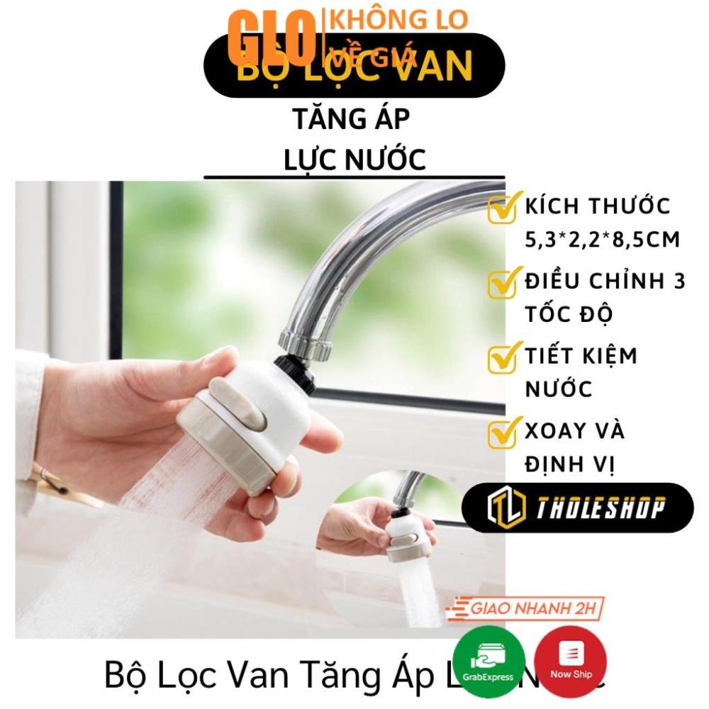 Bộ Đầu Lọc Van Nước Tại Vòi Tăng Áp Lực, Điều Chỉnh 3 Tốc Độ