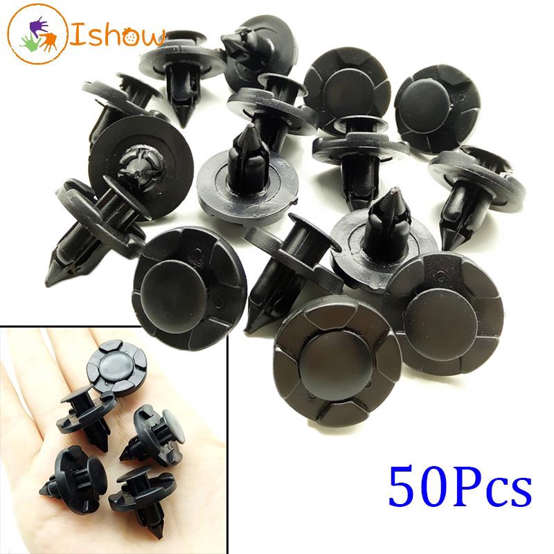 FENDER Set 50 đinh tán nhựa phụ tùng cho xe hơi