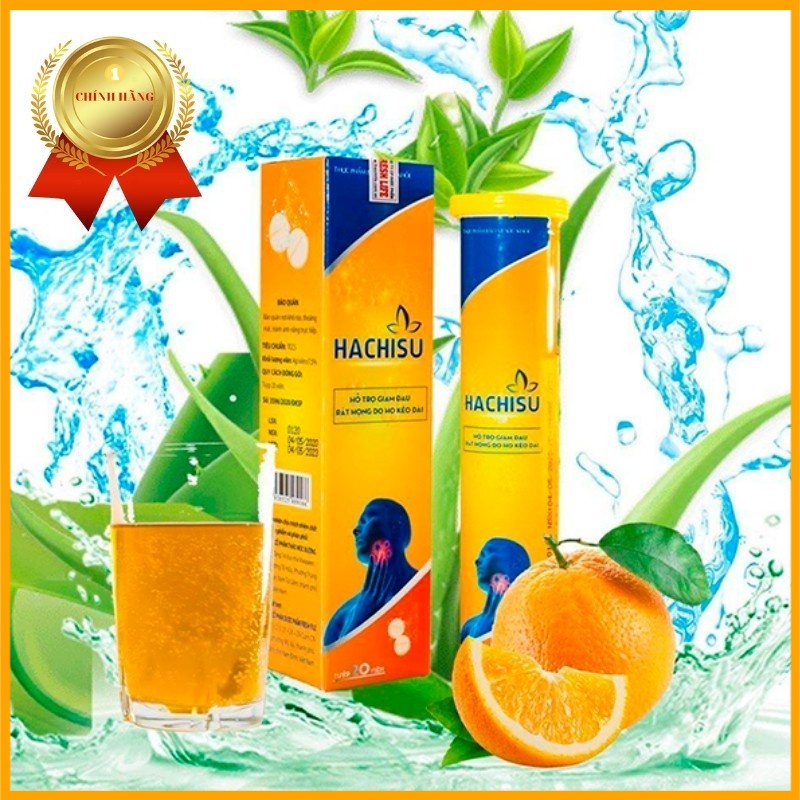 Viên Sủi Hỗ Trợ Điều Trị Viêm Họng - HACHISU