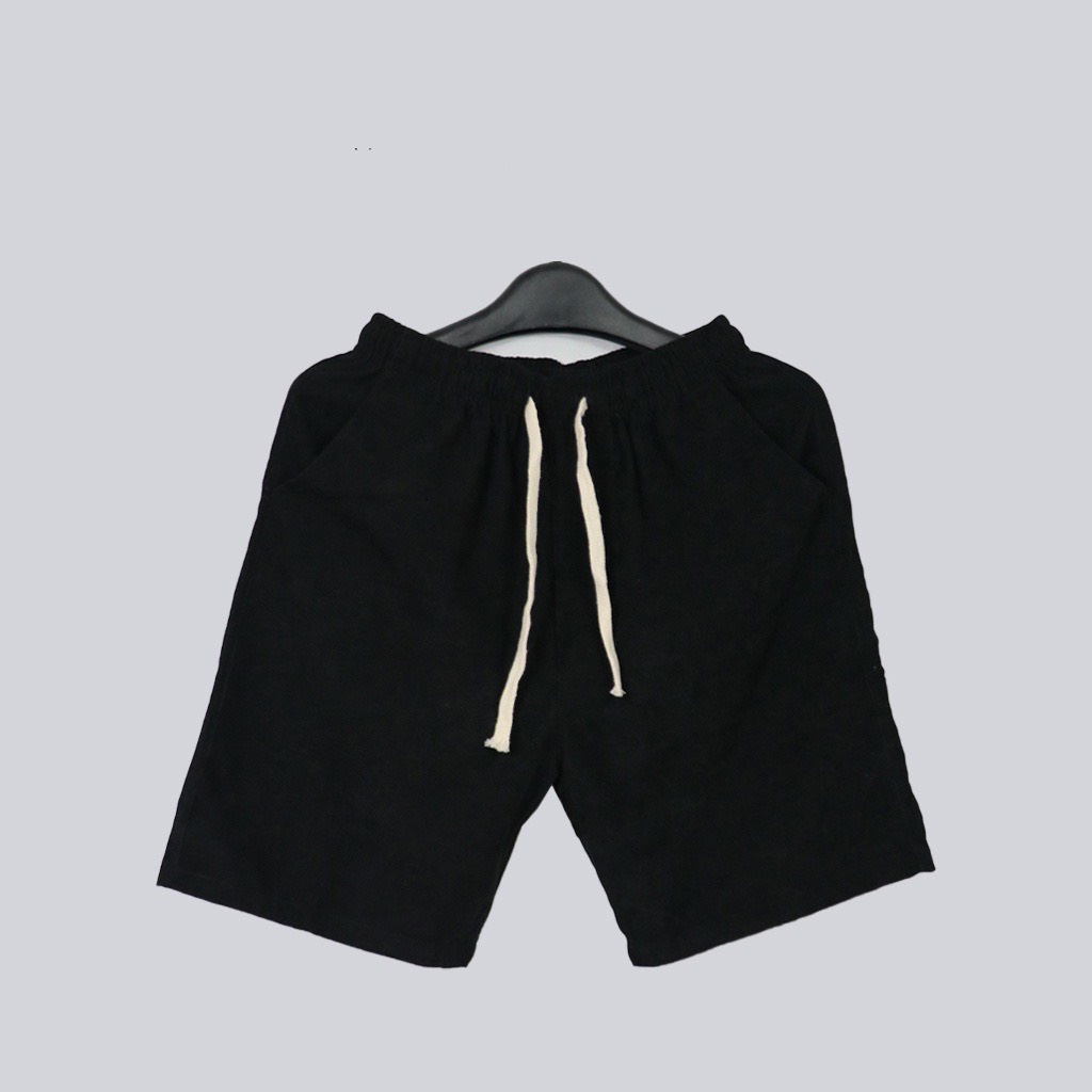 Quần short nam nhung tăm Unisex thể thao basic quần đùi nam nữ oversize phong cách đường phố Hàn Quốc Ulzzang