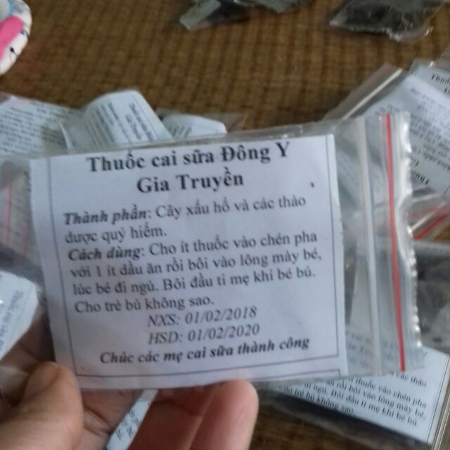combo 11 gói cai sua cho bé