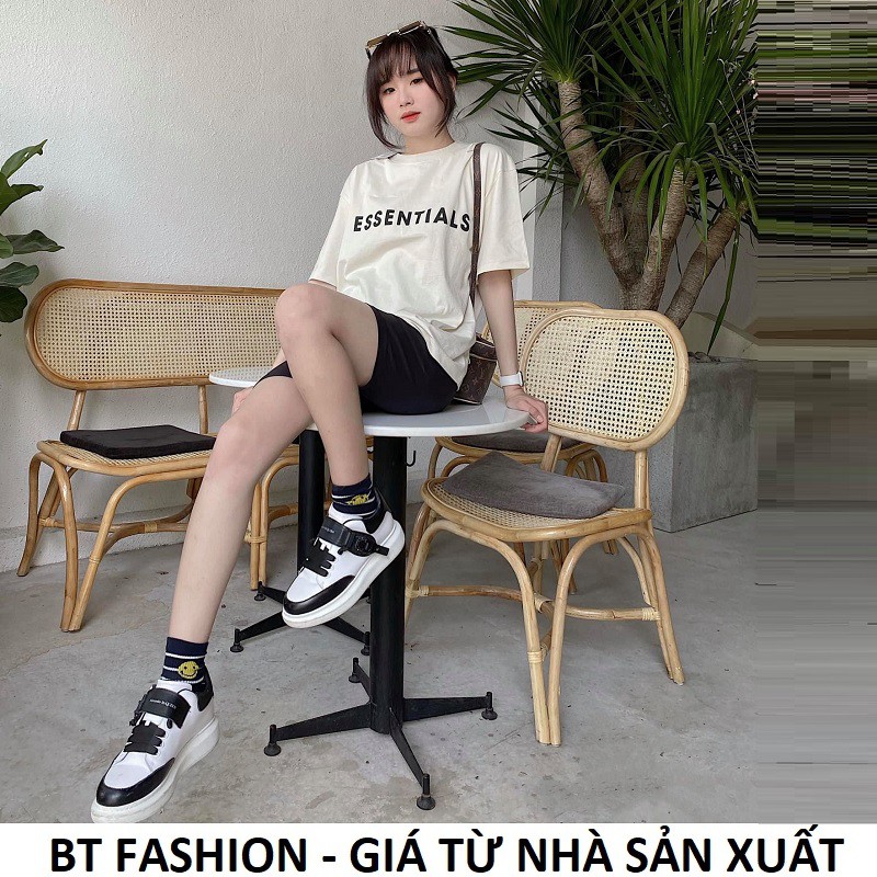 SET Bộ Áo Thun Phom Rộng + Quần Ngố Thun Ôm Legging Thời Trang HOT - BT Fashion (ESSEN 02) + Hình Thật, Video