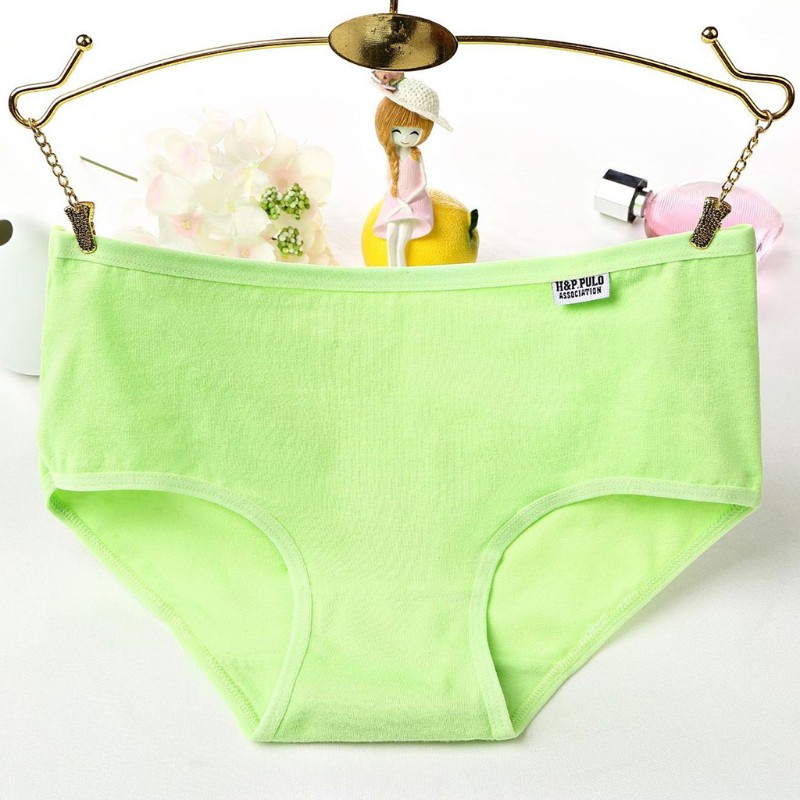 Quần Lót Cạp Thấp Màu Trơn Chất Liệu Cotton ( Size 2Xl )