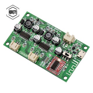 Bảng mạch khuếch đại âm thanh kết nối Bluetooth đa năng 2X6W Dc 5V 3.7V
