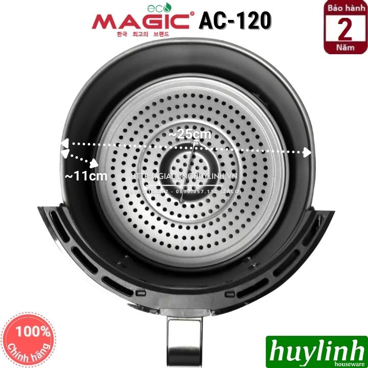 [Mã ELHAMS5 giảm 6% đơn 300K] Nồi chiên không dầu Magic ECO AC-120 - 7 lít