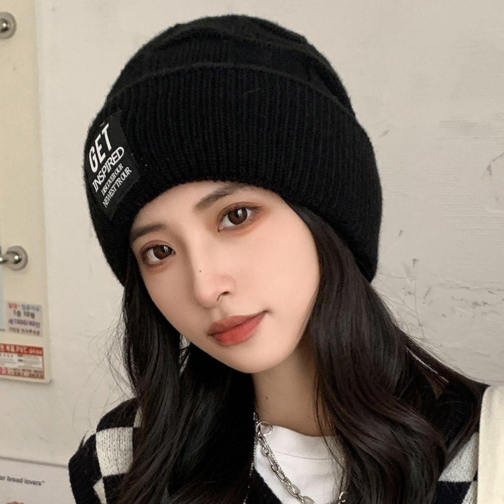 IVORY Mũ Len Che Nắng Chống Gió Thiết Kế Đơn Giản Cho Nữ