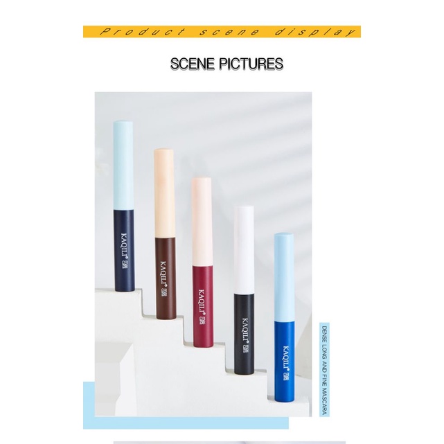 Mascara kháng nước không lem nhòe chuốt mi cong vút và dày hơn với màu sắc tươi tắn thương hiệu Kaqi Li MK
 | BigBuy360 - bigbuy360.vn