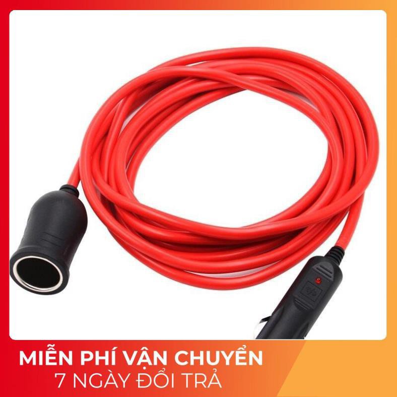 Dây Lõi Đồng Cao Cấp - Cáp Nối Dài Chuyên Dụng Cho Tẩu Sạc Xe Hơi, Ô Tô 12V 24V