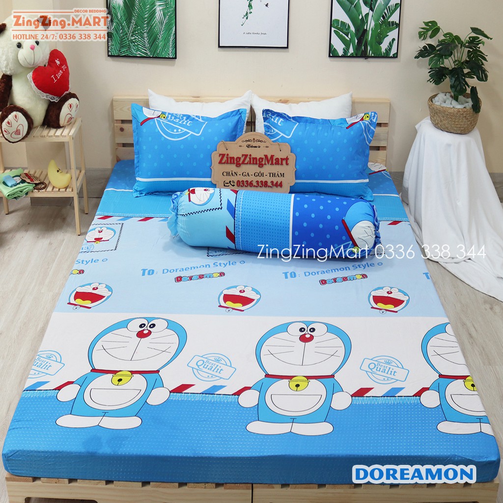 Bộ Ga Gối Poly Ga trải giường | Bộ Drap giường cho bé mẫu Ô tô ( 1 ga + 2 vỏ áo gối ) - ZingZingMart | BigBuy360 - bigbuy360.vn