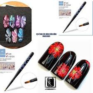 cọ hoa cúc vẽ móng