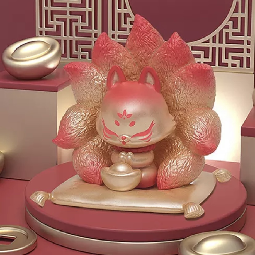 Búp Bê Cáo Mang Lại Giàu Có Và Tài Lộc Dễ Thương