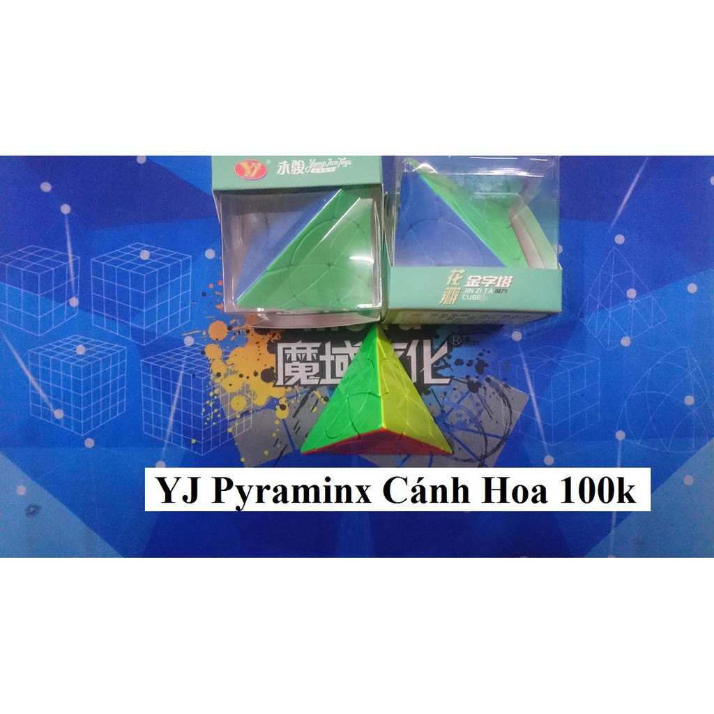 BIến thể Rubik. Pyraminx YJ Cánh Hoa