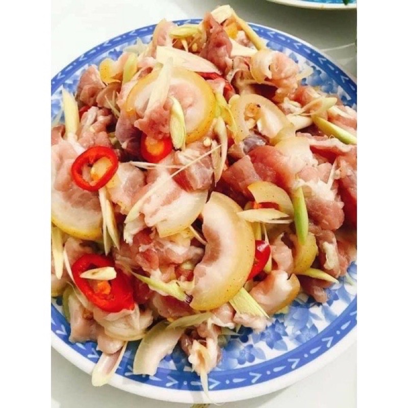 Heo rừng cuộn lai tươi ba rọi túi 1kg (giao tphcm)