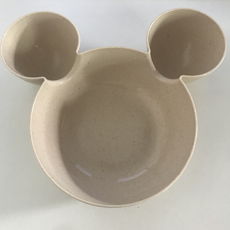 Bát Ăn Bằng Chất Liệu Lúa Mạch Hoạ Tiết Hoạt Hình Mickey Xinh Xắn Dành