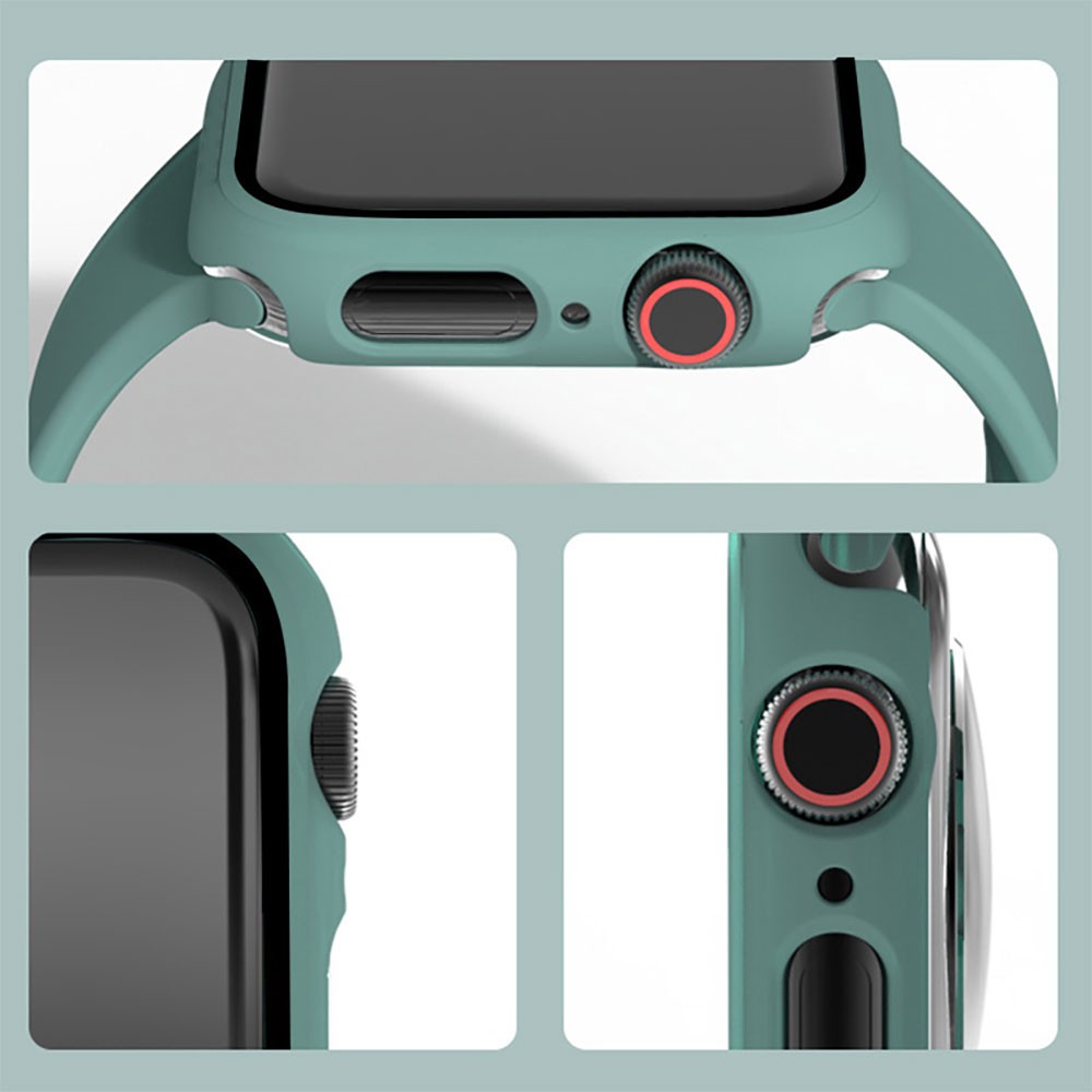 Case Apple Watch NHỰA Kèm Kính Cường Lực Dành Cho Series 1/ 2/ 3/ 4/ 5 Và Size 38mm 40mm 42mm 44mm