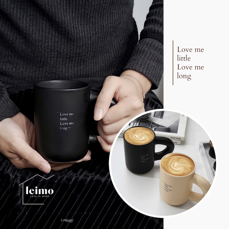 Cốc Sứ Cao Cấp Phong Cách Bắc Âu Quà Tặng Lý Tưởng Cho Một Nửa Yêu Thương