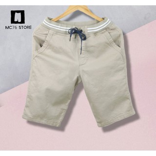 Quần short kaki nam lưng thun thời Trang chất vải kaki mềm mịn
