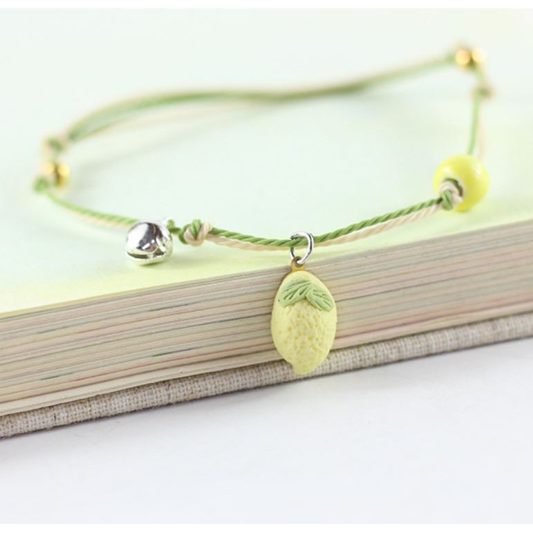 Vòng tay gốm cầu vồng, sao biển, trái cây, hoa quả