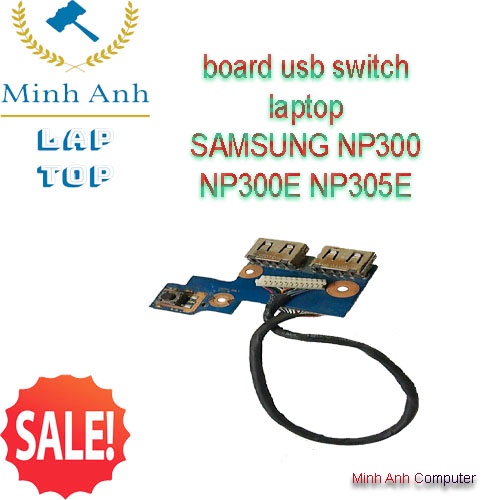 board usb switch laptop SAMSUNG NP300 NP300E NP305E