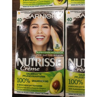 THUỐC NHUỘM TÓC GARNIER NUTRISSE CREME 100% PHỦ BẠC