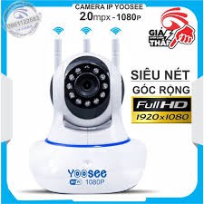 Camera wifi Yoosee 1080P , hỗ trợ gọi điện 2 chiều , led hồng ngoại hình ảnh rõ nét Tặng Kèm Thẻ Nhớ 32GB