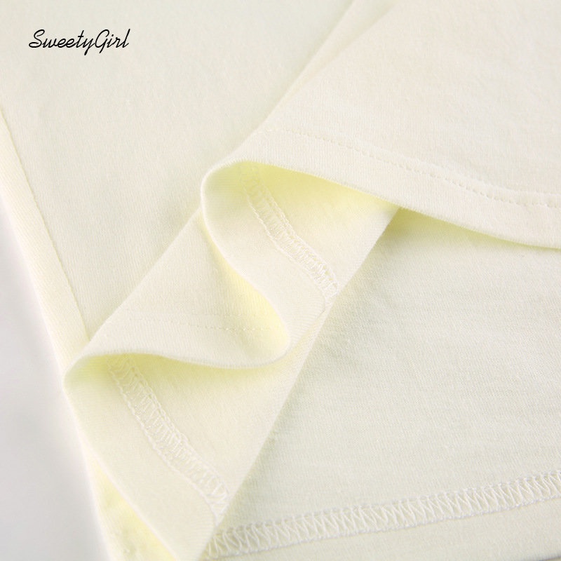 Áo Thun Tay Ngắn Cổ Tròn In Chữ Và Bướm Phối Màu Tương Phản Thời Trang 2022 Quyến Rũ Cho Nữ