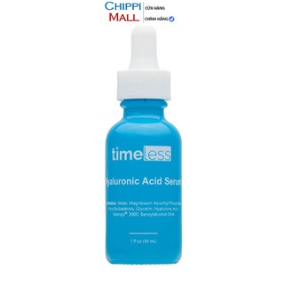 [Timeless Nhập Khẩu] Hyaluronic Acid + Vitamin C Serum Cấp nước sáng da Timeless 30ml