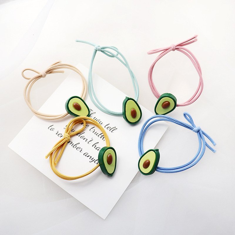 dây buộc tóc hình quả bơ nhỏ xinh cute