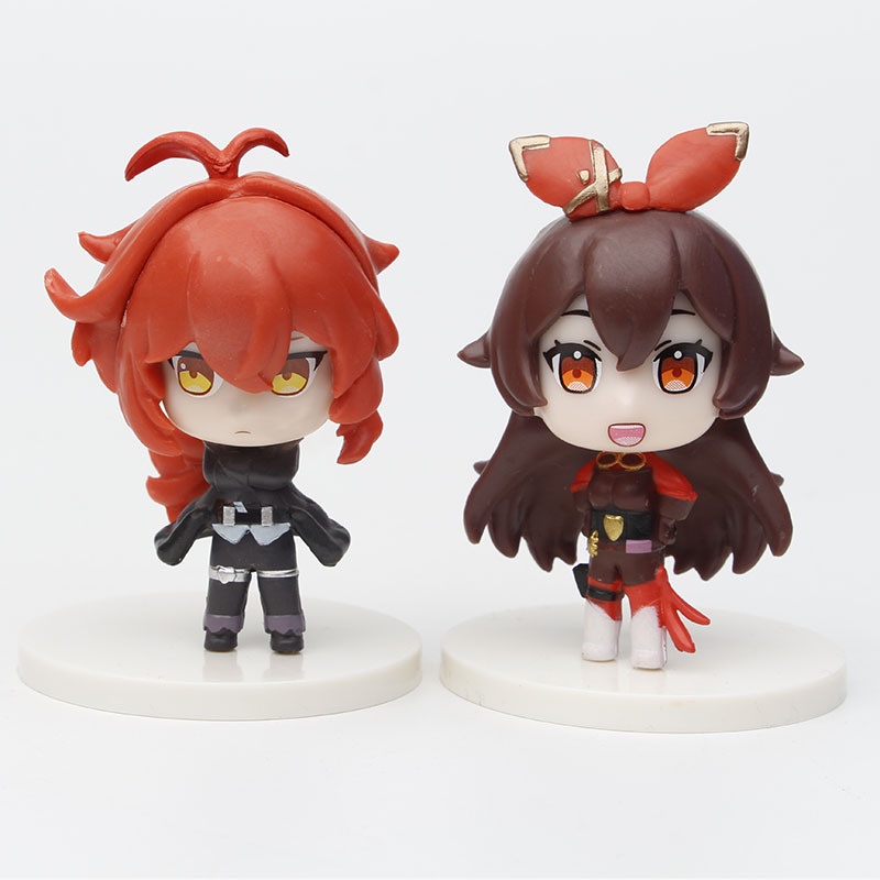 Bộ 6 Mô Hình Nhân Vật Trong Genshin Impact Game Action